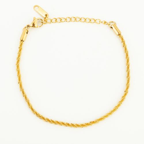 Bracciale gioielli in acciaio inossidabile, 304 acciaio inox, gioielli di moda & unisex, Lunghezza Appross. 22 cm, Venduto da PC