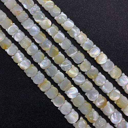 Natural Sea Shell Beads, conchiglia marina, Gatto, DIY, 9x10mm, Venduto da PC