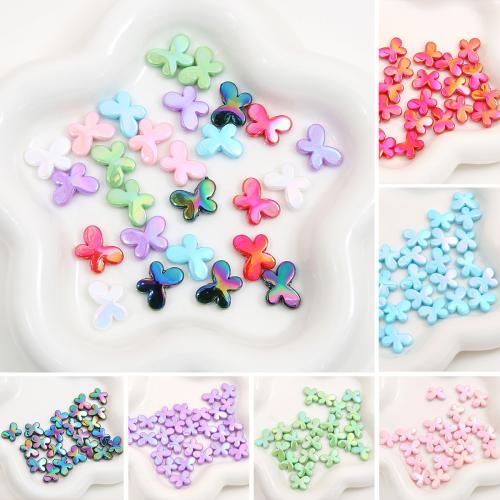 Acryl Schmuck Perlen, Schmetterling, DIY, keine, 17x12mm, Bohrung:ca. 1.5mm, 10PCs/Tasche, verkauft von Tasche