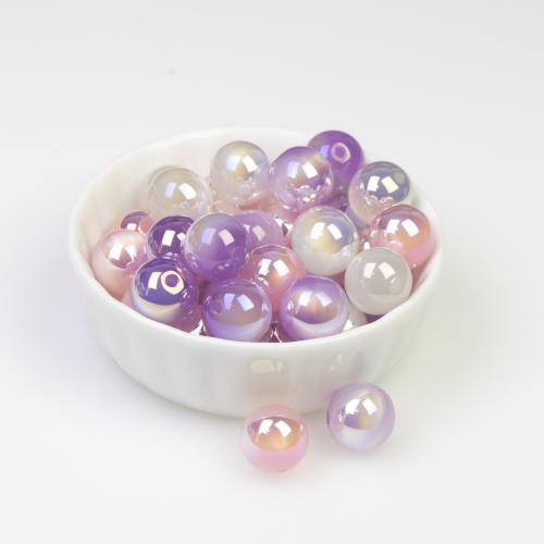 Resin Jewelry Beads Round DIY 12mm Approx 2mm Sold By Bag