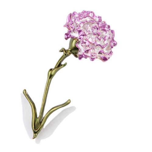 Zinc Alloy Brooches plated for woman & enamel purple Sold By PC