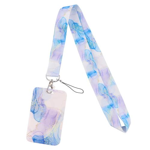 Lanyard card Holder Zinc Alloy with Polyester & Plastic portable & multifunctional Sold By PC