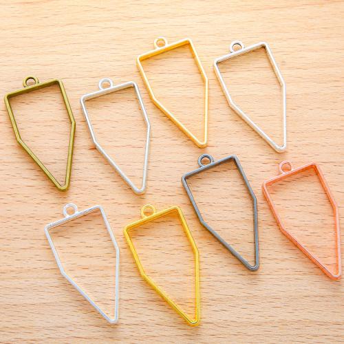 Zinklegering Hangers, Zinc Alloy, Conische, plated, DIY, meer kleuren voor de keuze, 45x21mm, 100PC/Bag, Verkocht door Bag