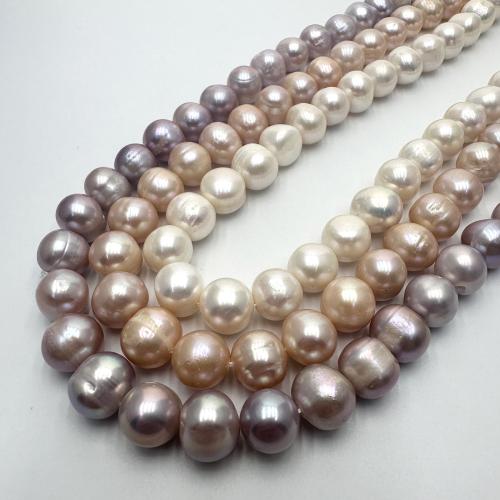 Potatis odlad sötvattenspärla pärlor, Freshwater Pearl, DIY, fler färger för val, 10-11mm, Såld Per Ca 37 cm Strand