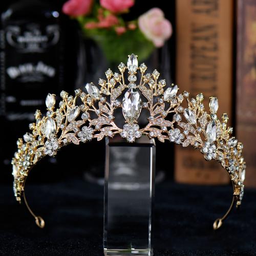 Diadema, lega in zinco, per la sposa & con strass, nessuno, 150x66mm, Venduto da PC