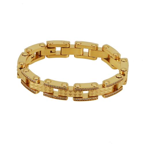 Bijoux bracelet en acier inoxydable, Acier inoxydable 316, bijoux de mode & styles différents pour le choix & pour homme, plus de couleurs à choisir, Longueur Environ 22 cm, Vendu par PC