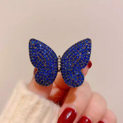 Zinc Alloy Brooches plated for woman & with rhinestone Sold By PC