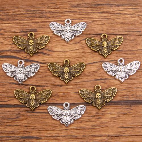 Pendentifs animaux en alliage de zinc, papillon, Placage, DIY & normes différentes pour le choix, plus de couleurs à choisir, protéger l'environnement, sans nickel, plomb et cadmium, Environ 100PC/sac, Vendu par sac