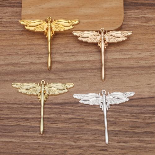 Zinklegering Animal Hangers, Zinc Alloy, Dragonfly, plated, DIY & glazuur, meer kleuren voor de keuze, nikkel, lood en cadmium vrij, 52x58mm, 30pC's/Bag, Verkocht door Bag