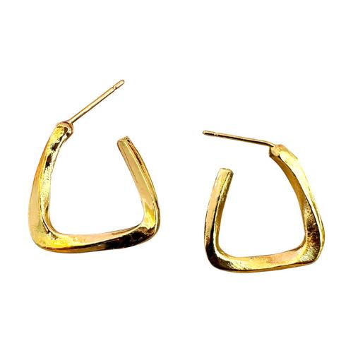 Zinc Alloy Stud Earring gold color plated fashion jewelry golden nickel lead & cadmium free Sold By Pair