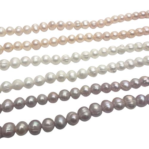 Krumpir Kulturan Slatkovodni Pearl perle, možete DIY, više boja za izbor, 7-8mm, Prodano Per Približno 36 cm Strand