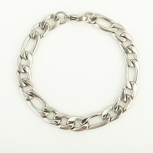 Stainless Steel Jewelry Bracelet 304 Stainless Steel fashion jewelry & Unisex Length Approx 21 cm Sold By PC