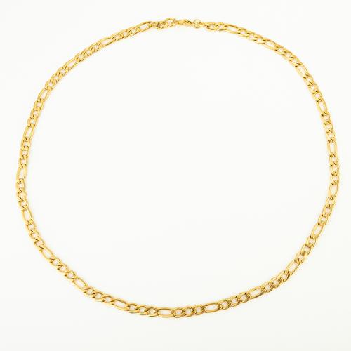 Stainless Steel Chain Necklace 304 Stainless Steel fashion jewelry & Unisex Length Approx 60 cm Sold By PC