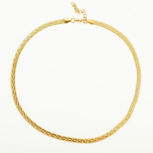 Rostfritt stål kedja halsband, 304 rostfritt stål, mode smycken & Unisex, Längd Ca 50 cm, Säljs av PC