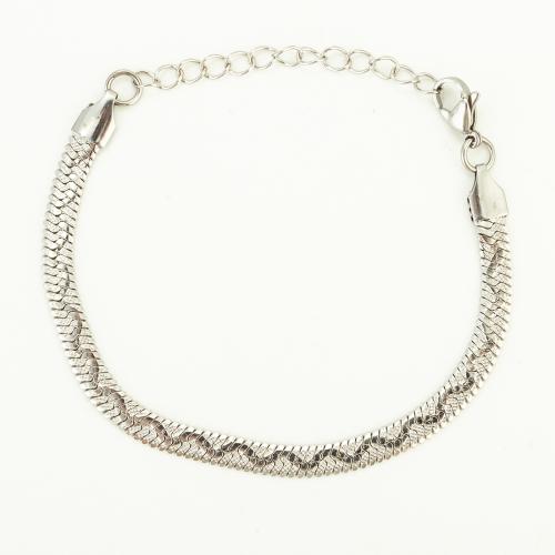 Stainless Steel Jewelry Bracelet 304 Stainless Steel fashion jewelry & Unisex Length Approx 21 cm Sold By PC