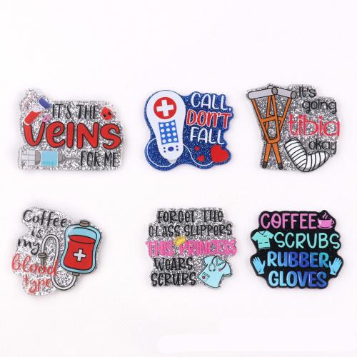 Acrylic DIY Cartoon Patch printing Sold By PC