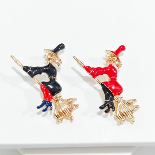 Zinc Alloy Brooches plated fashion jewelry & enamel nickel lead & cadmium free Sold By PC