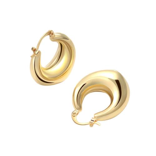 Laiton Leverback boucle d'oreille, Placage, pour femme, plus de couleurs à choisir, 24.60x33.20x9.70mm, Vendu par paire