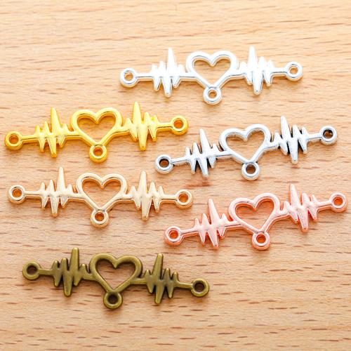 Zinc Alloy Connector Electrocardiographic plated DIY & 2/1 loop Sold By Bag