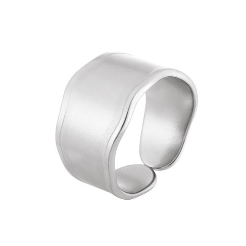 Vinger Ring in edelstaal, 304 roestvrij staal, mode sieraden & voor vrouw, meer kleuren voor de keuze, inside diameter 17mm, Verkocht door PC