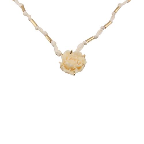 Collier chaîne chandail , résine, avec tissu, avec 9cm chaînes de rallonge, Placage, bijoux de mode & pour femme, Pendant:5.3x5.6cm, Longueur Environ 47 cm, Vendu par PC