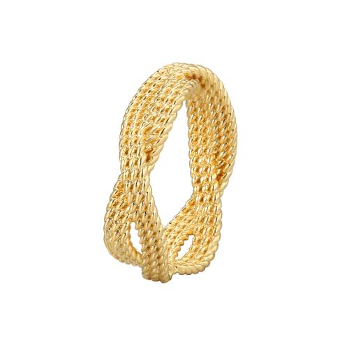 Brass Finger Ring plated & for woman gold Sold By PC