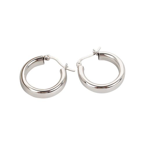 Messing Spring hoop oorbellen, plated, voor vrouw, meer kleuren voor de keuze, 19.80mm, Verkocht door pair