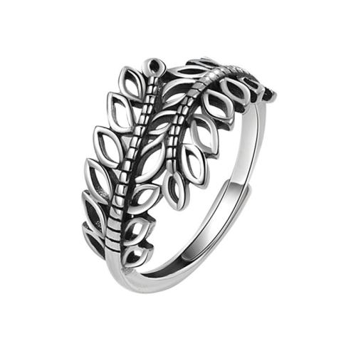 Brass Finger Ring plated vintage & for woman silver color Sold By PC