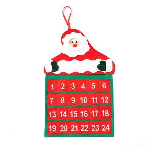 Cloth Christmas Calendar hanging Sold By PC