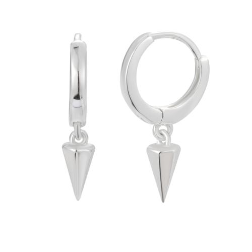 925 Sterling Silver Drop & Dangle Brincos, 925 de prata esterlina, joias de moda & para mulher, 10.40x19.20mm, vendido por par