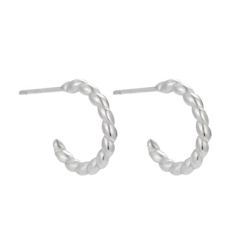 Sterling Silver Jewelry orecchino, 925 sterline d'argento, gioielli di moda & per la donna, 14.90mm, Venduto da coppia