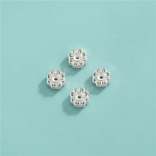 925 الخرز فضة, فضة 925, ديي, 7.40x3.20mm, حفرة:تقريبا 1.7mm, تباع بواسطة PC