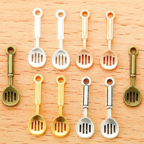 Zinc Alloy Tool Pendler, Skovl, forgyldt, du kan DIY, flere farver til valg, 18x5mm, 100pc'er/Bag, Solgt af Bag