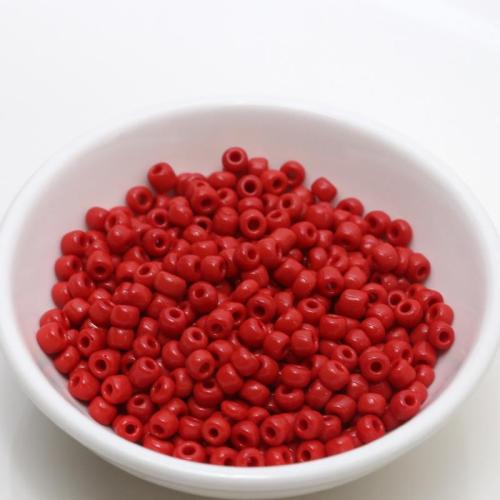 Opaque Glass Seed Beads Seedbead DIY 4mm Approx Sold By Bag