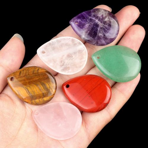 Gemstone Pendants Jewelry Natural Stone DIY Sold By PC