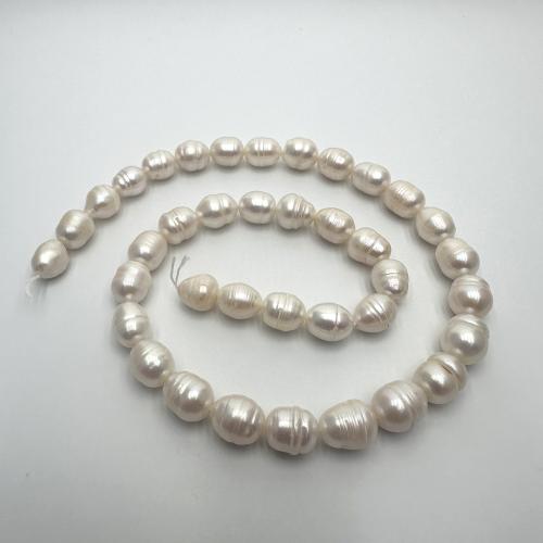 Cultured Rice Freshwater Pearl Beads DIY white 8-9mm Sold Per Approx 37 cm Strand