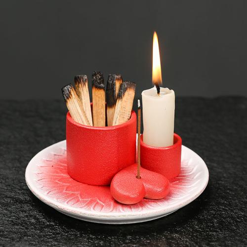 Porcelain Incense Tray for home and office & durable & multifunctional Sold By PC