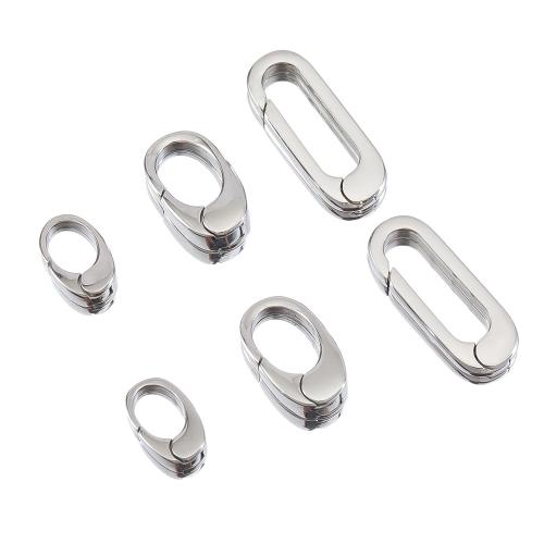 Stainless Steel Jewelry Clasp 304 Stainless Steel DIY original color Sold By PC