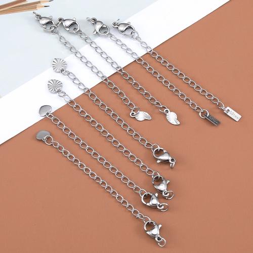 Stainless Steel Extender Chain 304 Stainless Steel Vacuum Ion Plating DIY Approx Sold By Bag