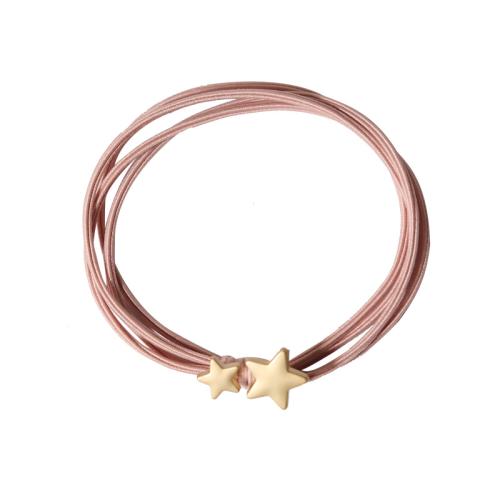 Paardenstaart houder, Zinc Alloy, met Rubber Band, voor vrouw, meer kleuren voor de keuze, Binnendiameter:Ca 55mm, Verkocht door PC