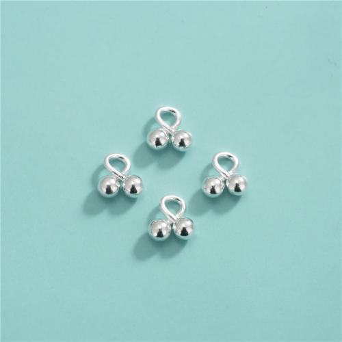 925 فضة قلادة, فضة 925, ديي, 8x8.20mm, تباع بواسطة PC