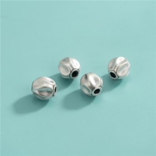 925 الخرز فضة, فضة 925, ديي, 9.50x10.20mm, حفرة:تقريبا 2.5mm, تباع بواسطة PC