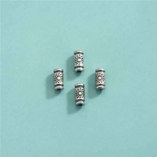 925 sterling ezüst gyöngy, 925 ezüst, DIY, 6x2.90mm, Lyuk:Kb 1mm, Által értékesített PC