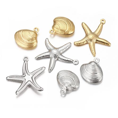 Stainless Steel Pendants 304 Stainless Steel Vacuum Ion Plating & DIY Approx Sold By Bag