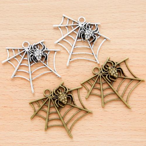 Zinc Alloy Animal Pendants Spider plated DIY Sold By Bag