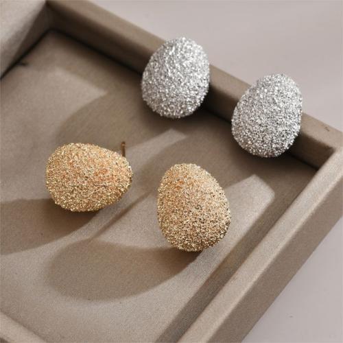 Brass Stud Earring plated fashion jewelry nickel lead & cadmium free Sold By Pair