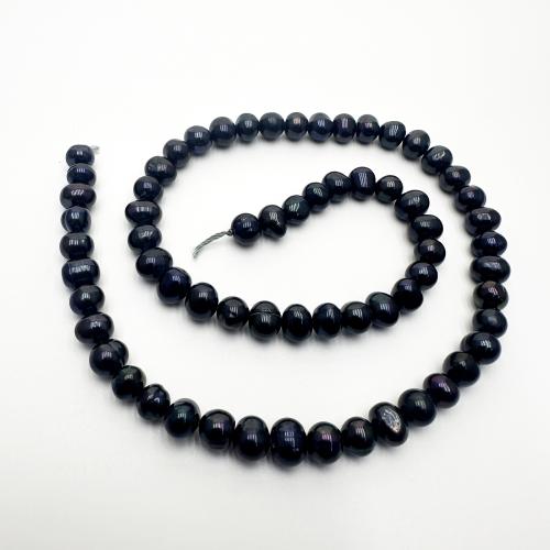 Cultured Potato Freshwater Pearl Beads DIY black 5-6mm Sold Per Approx 37 cm Strand