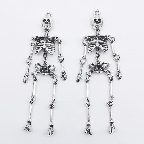 Fashion-Halloween-Tijdens, Zinc Alloy, Halloween ontwerp & DIY, 16x72mm, Verkocht door PC