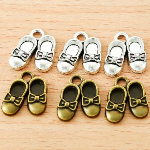 Zinc Alloy Shoes Pendants plated DIY Sold By Bag