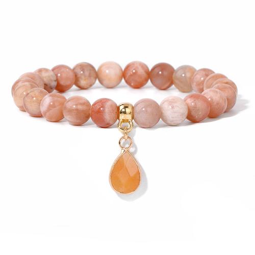 Gemstone Bracciali, lega in zinco, with pietra preziosa, fatto a mano, materiali diversi per la scelta & per la donna, nessuno, Venduto da PC